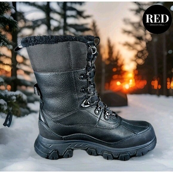 UGG Black Adirondack Meridian Gore-Tex Extreme Boots 1143839 - Women's Size 7 - Picture 9 of 14